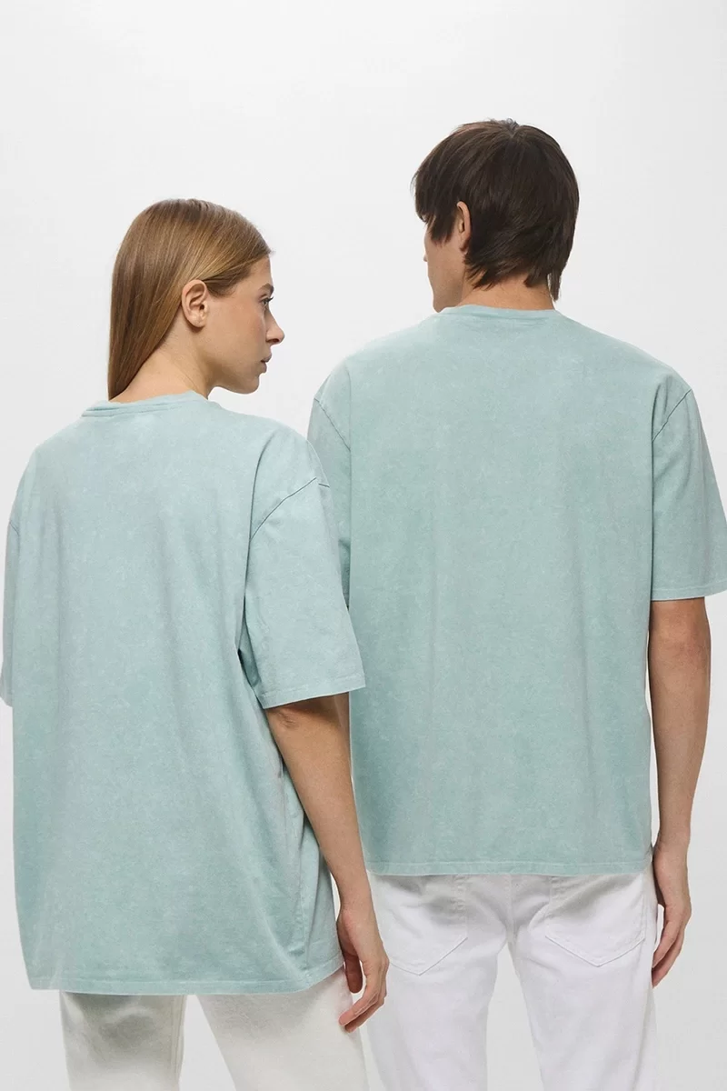 Guess Go Prınted Baker Logo Tee Erkek Gri T-Shirt M5GI69K8FQ4-F8NL