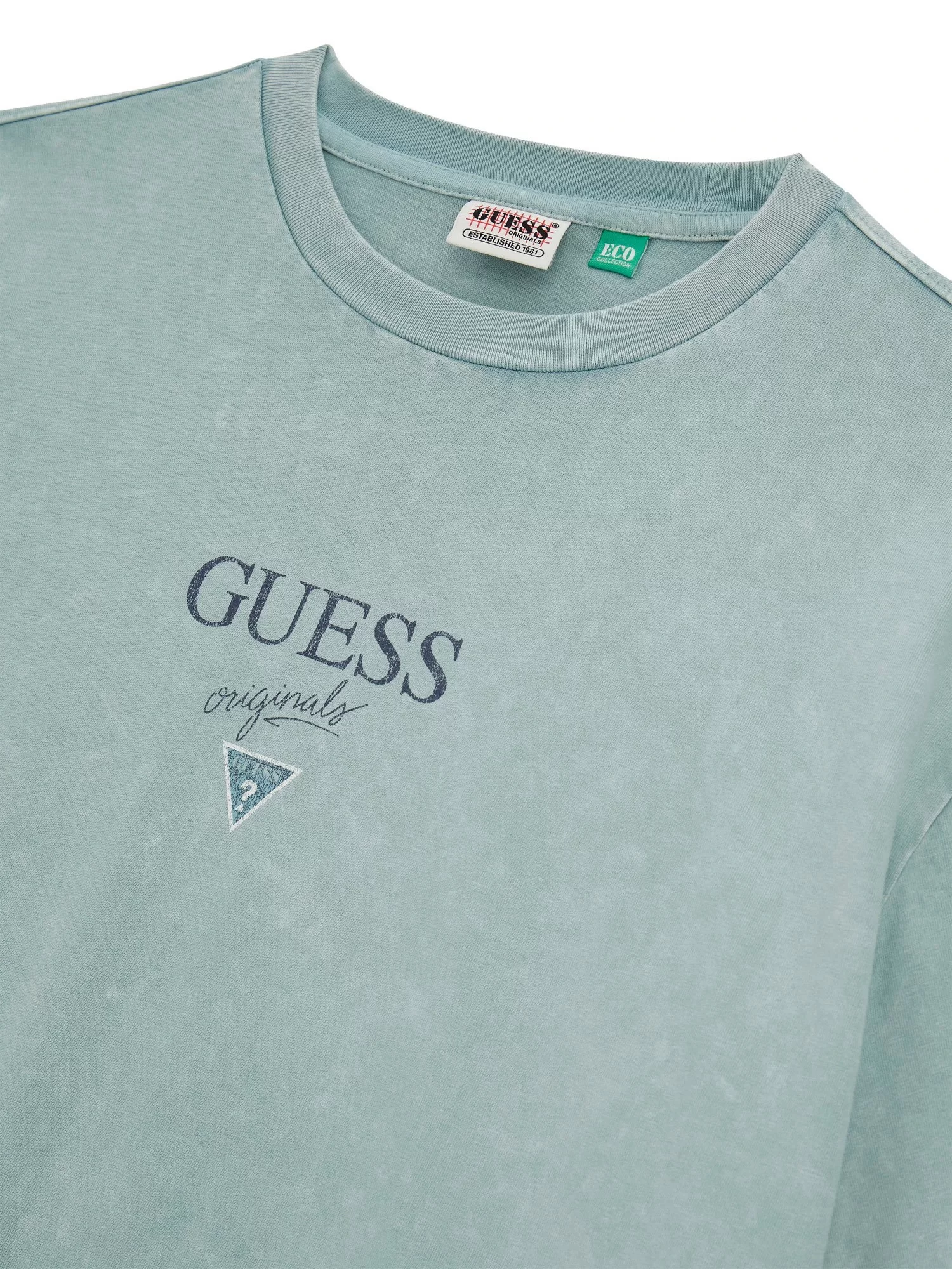 Guess Go Prınted Baker Logo Tee Erkek Gri T-Shirt M5GI69K8FQ4-F8NL