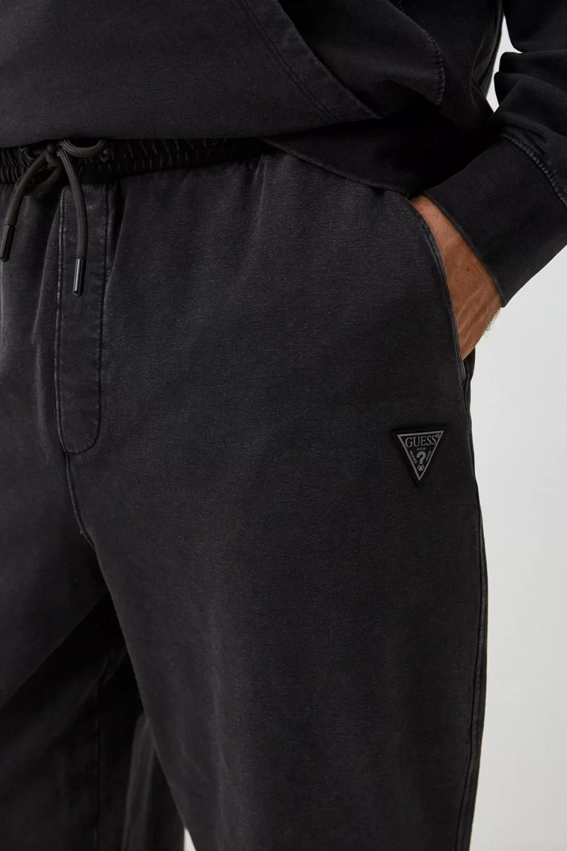 Guess Syrma Cuffed Pant Erkek Siyah Eşofman Altı Z4BB07K6ZS1-JBLK