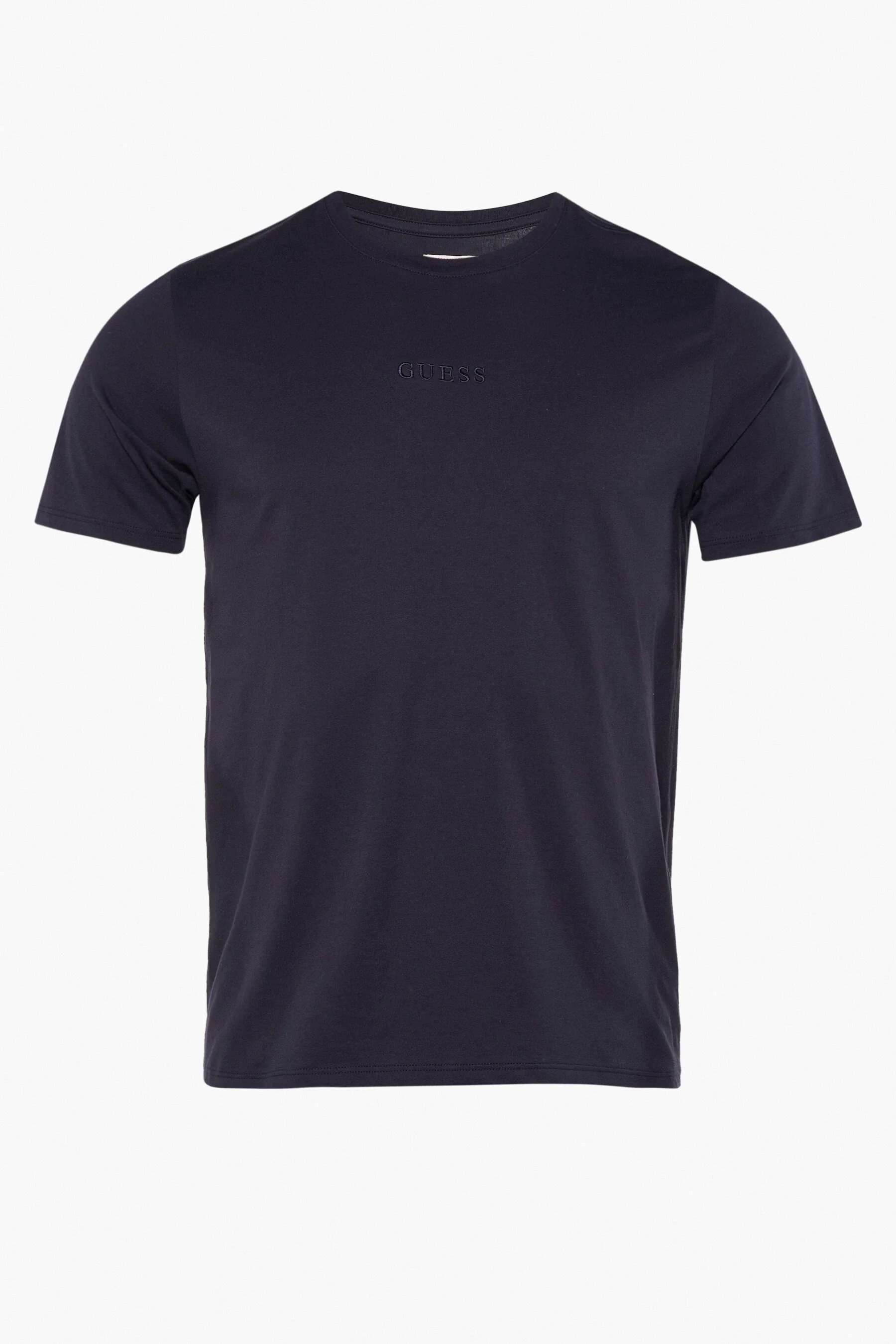 Guess SS GUESS EMB PIMA CREW Erkek Lacivert T-shirt M4GP39K7HD0-G7V2