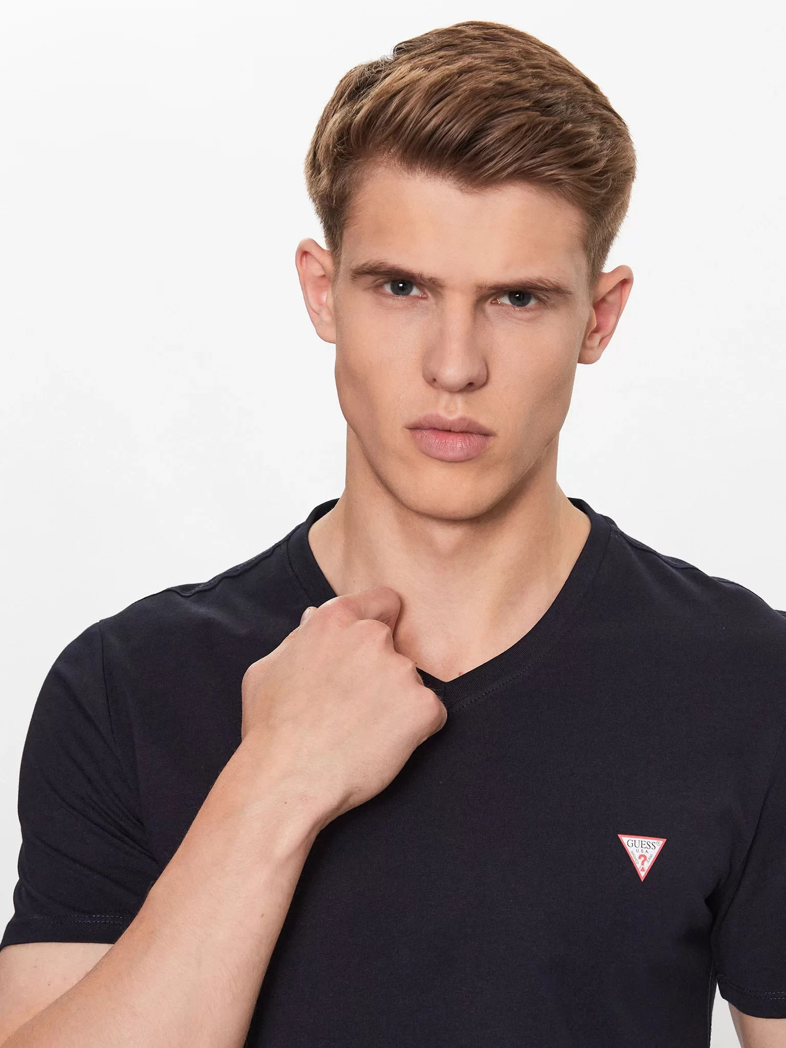 Guess VN SS CORE TEE Erkek Lacivert T-shirt M2YI37I3Z14-G7V2