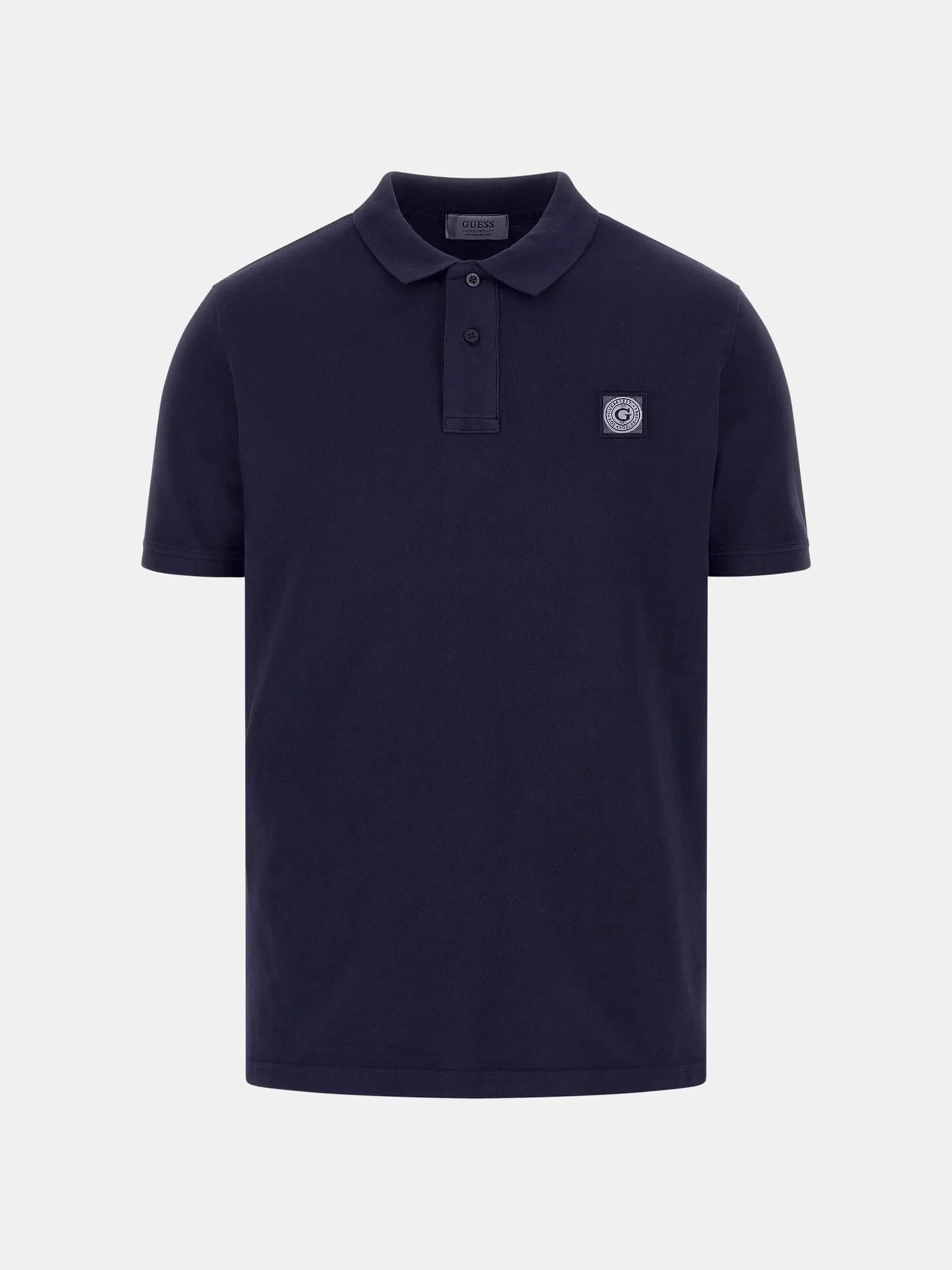 Guess Washed Ss Polo Erkek Lacivert T-Shirt M2YP24KC9T1-G7V2