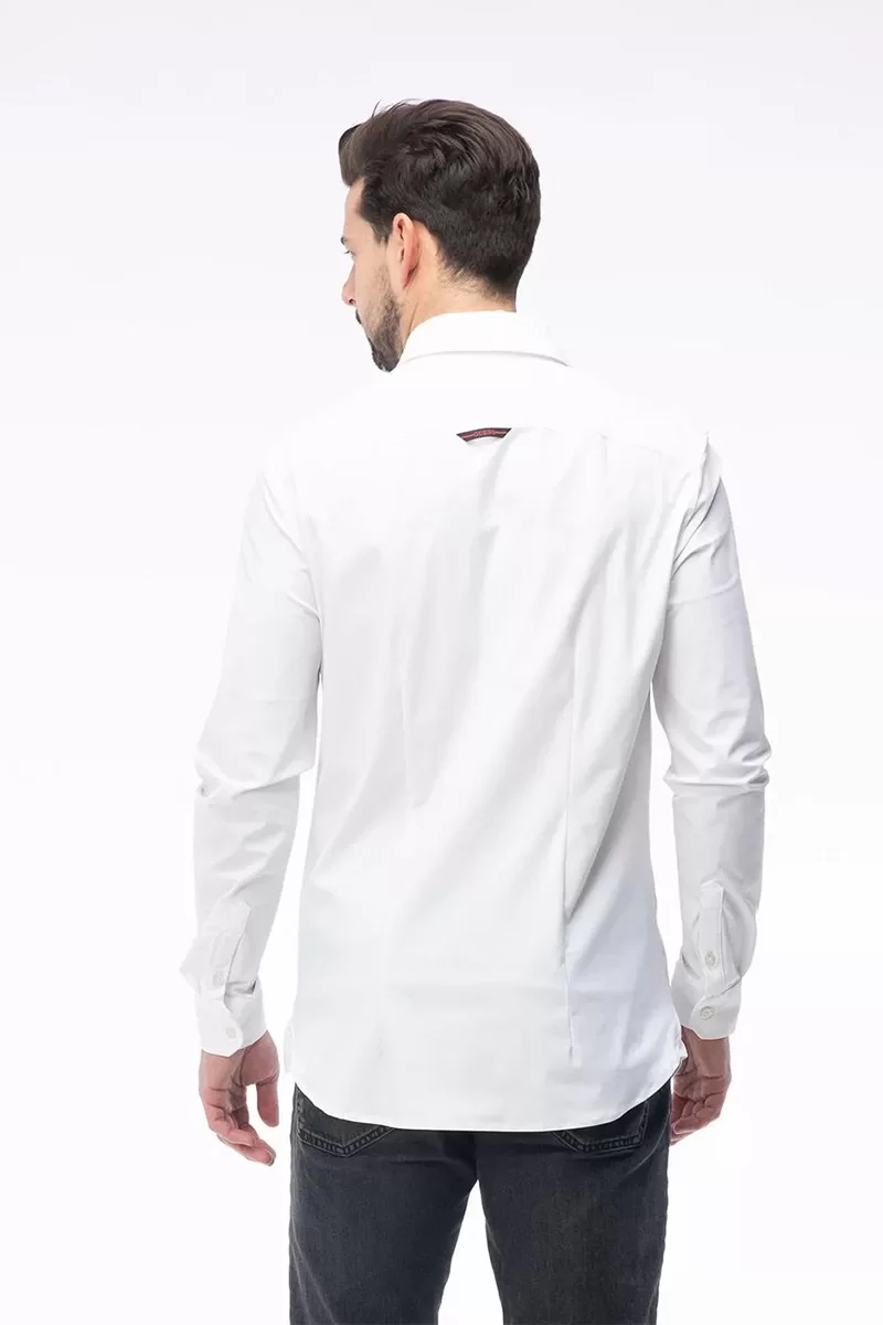 Guess LS SUNSET TECH SHIRT Erkek Beyaz Gömlek M3YH34WFKM0-G011