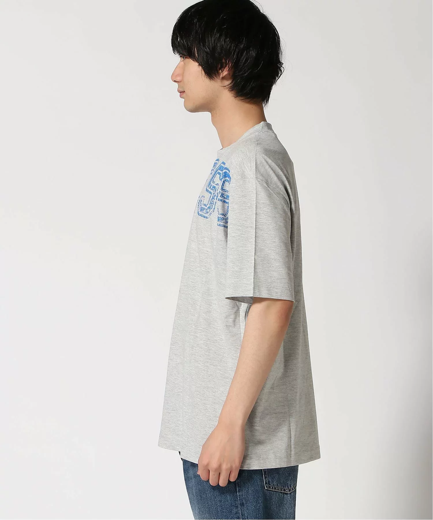 Guess Bugler Cn T-Shırt Erkek Gri T-Shirt Z5GI15I3Z14-H9C9