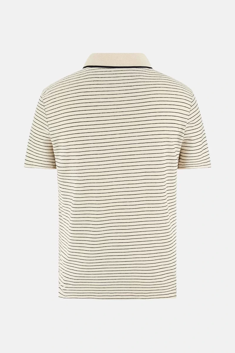 Guess Yd Strıpes Ss Polo Erkek Mavi T-Shirt M5GP06KCSH1-S76K