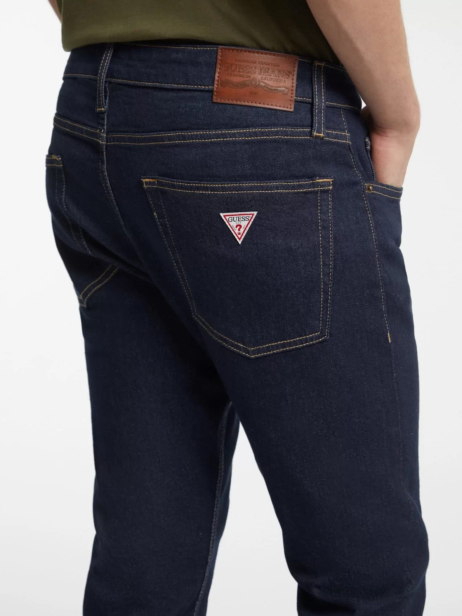 Guess Jeans GJ G12 SKINNY Erkek Mavi Jeans M4YA0FD5DM5-V4RR