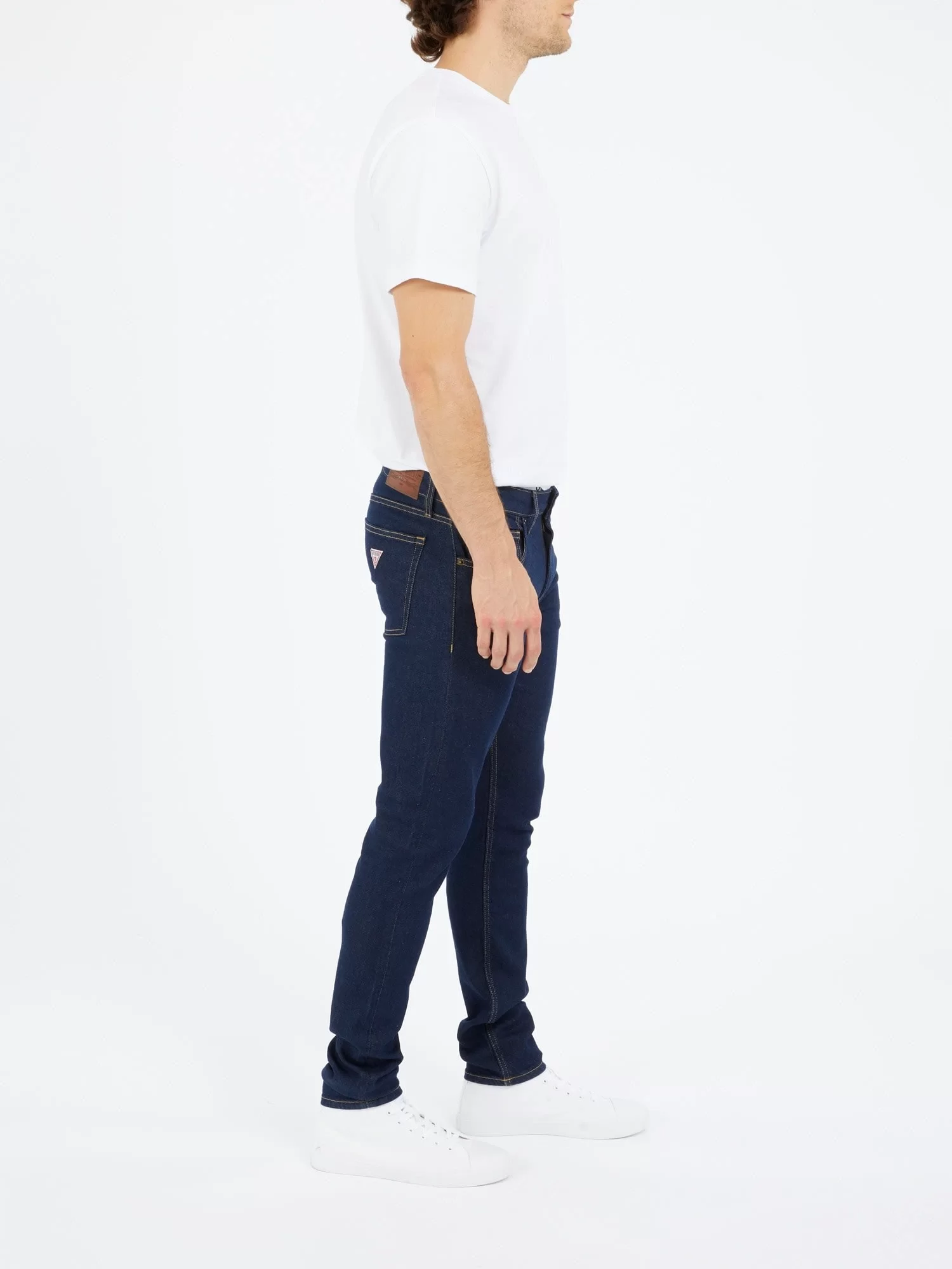 Guess Jeans GJ G12 SKINNY Erkek Mavi Jeans M4YA0FD5DM5-V4RR
