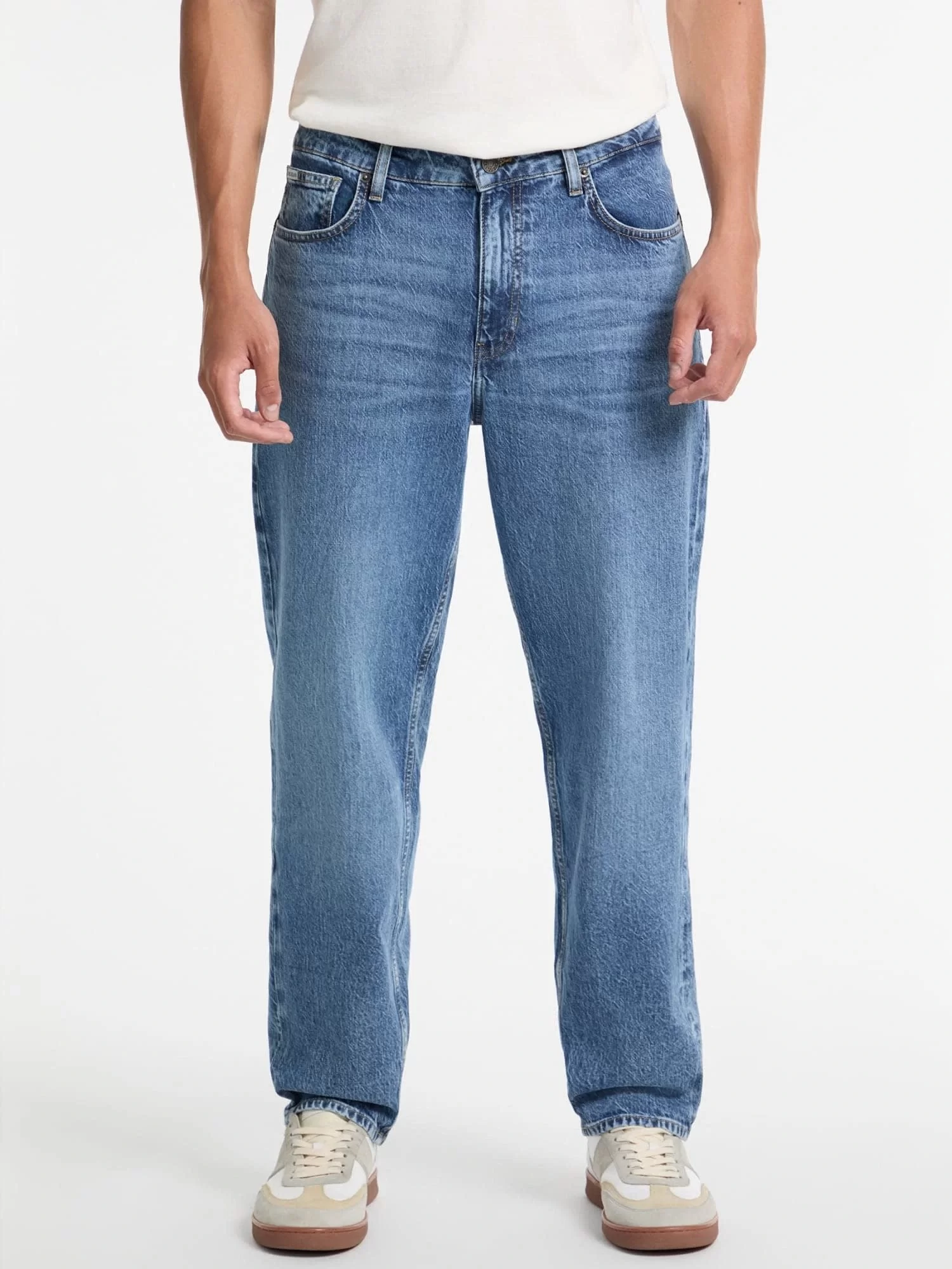 Guess Jeans GJ G15 RELAXED TAPER Erkek Mavi Jeans M5GA90D5M53-GJMD