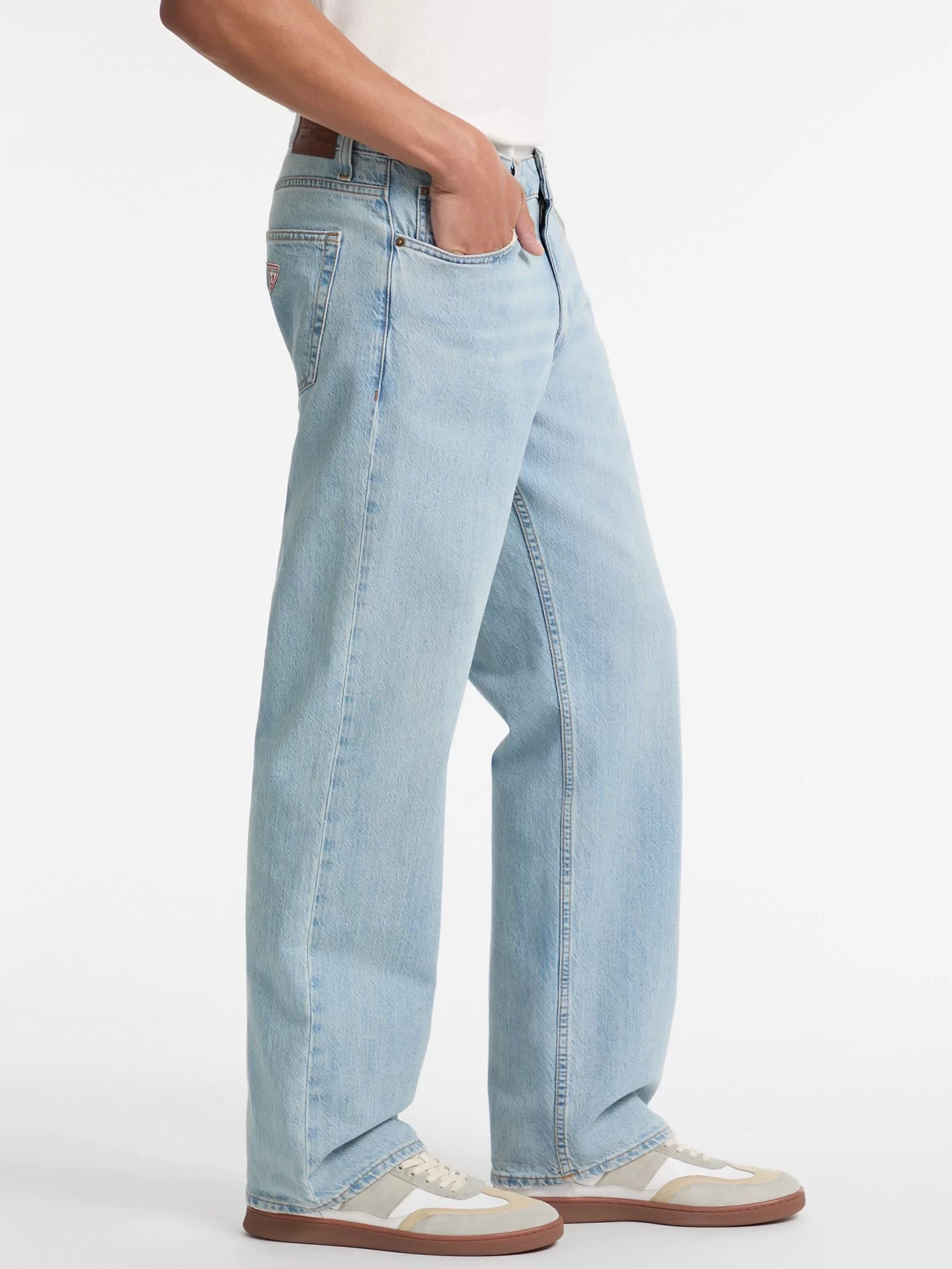 Guess Jeans GJ G15 RELAXED TAPER Erkek Mavi Jeans M5GA90D5M51-GAL1