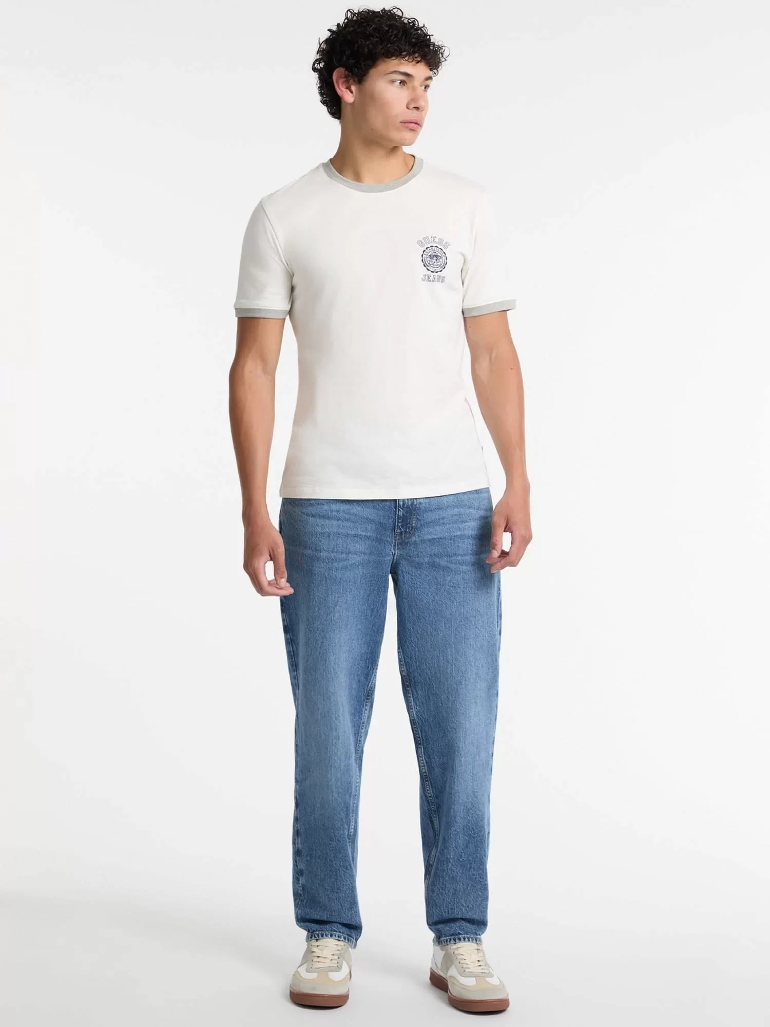 Guess Jeans GJ G15 RELAXED TAPER Erkek Mavi Jeans M5GA90D5M53-GJMD