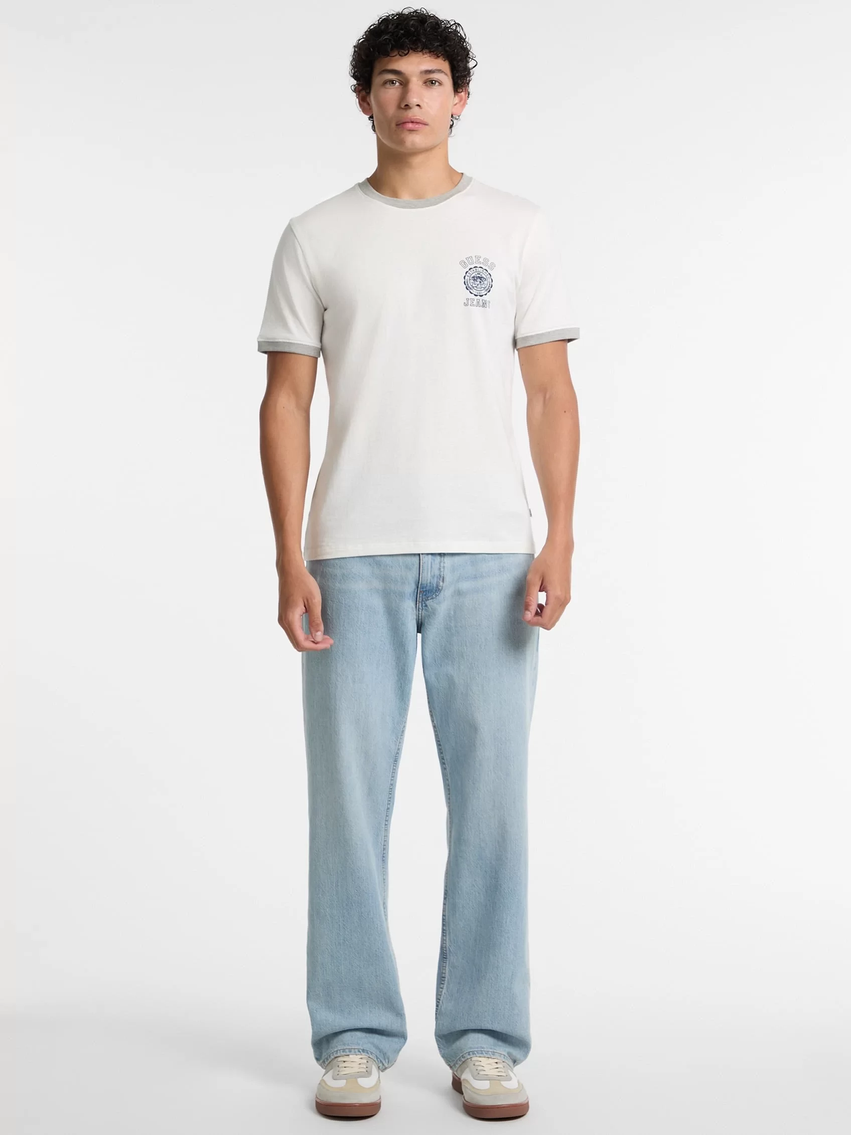 Guess Jeans GJ G15 RELAXED TAPER Erkek Mavi Jeans M5GA90D5M51-GAL1