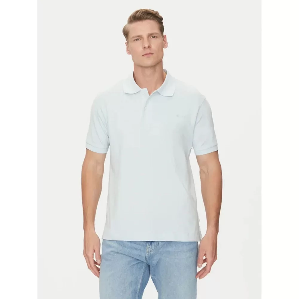 Guess Jeans GJ SS EMBRO LOGO POLO Erkek Mavi T-shirt M4BP29KCJV1-G7O7