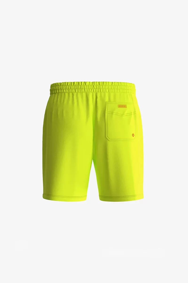 Guess SWIMTRUNK NEON MEDIUM Erkek Sarı Mayo F4GT03WG282-FLYL