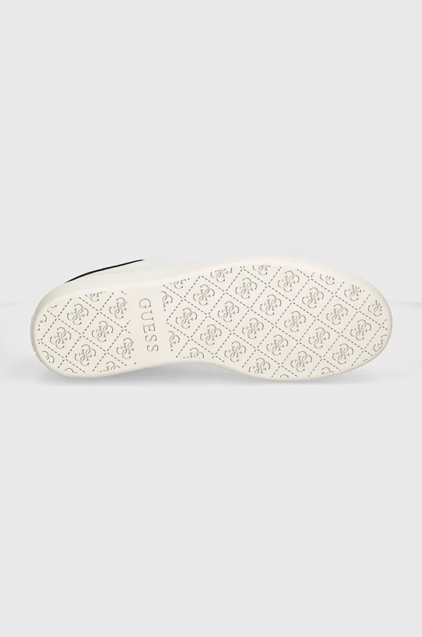 Guess Nola Erkek Siyah/Beyaz Sneaker FMTNOLFAB12-OFBLA