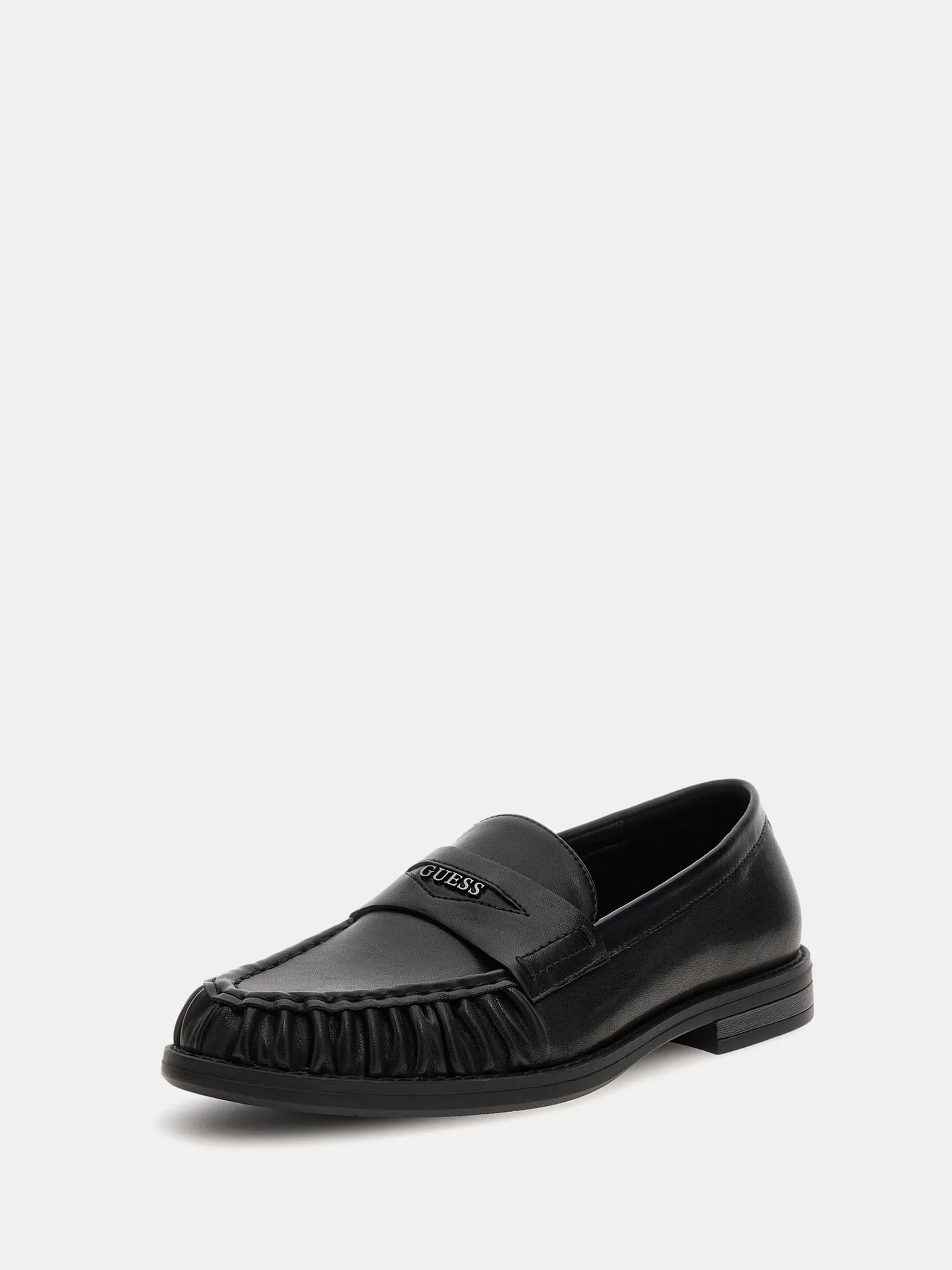 Guess Osaka Erkek Siyah Loafer FMJOSALEA14-BLACK