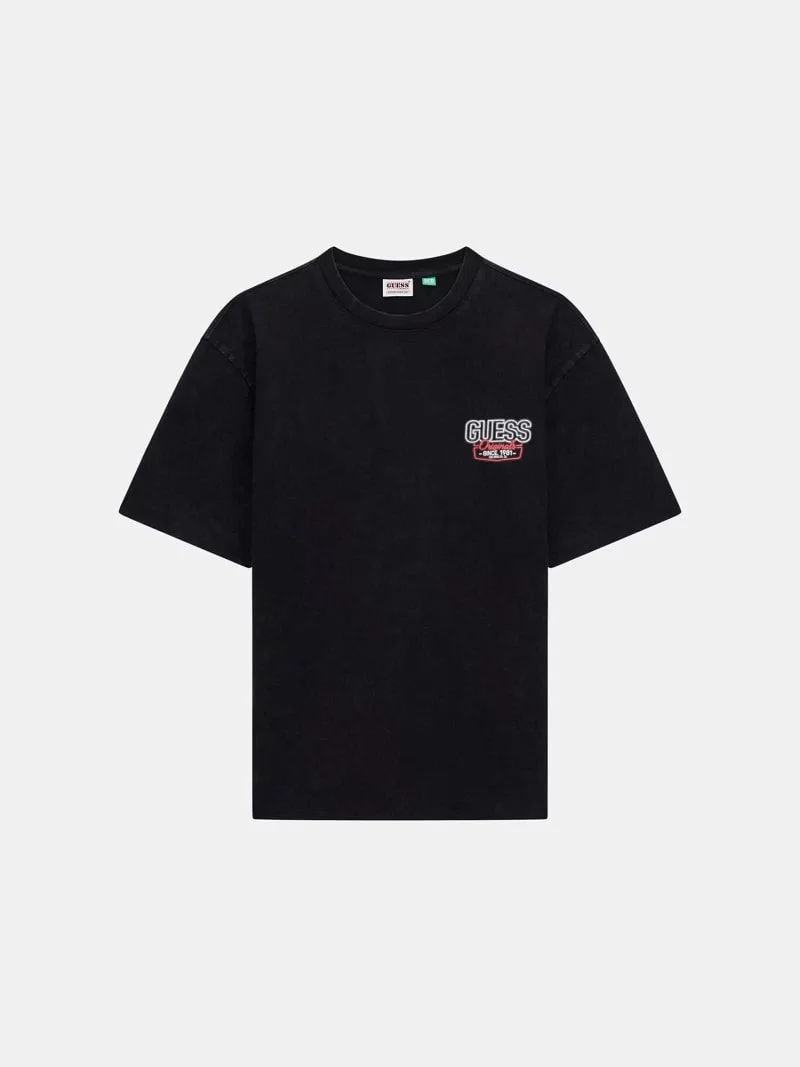 Guess GO AMERICAN CLASSIC TEE Erkek Siyah T-shirt M5GI62K8FQ4-JTMU