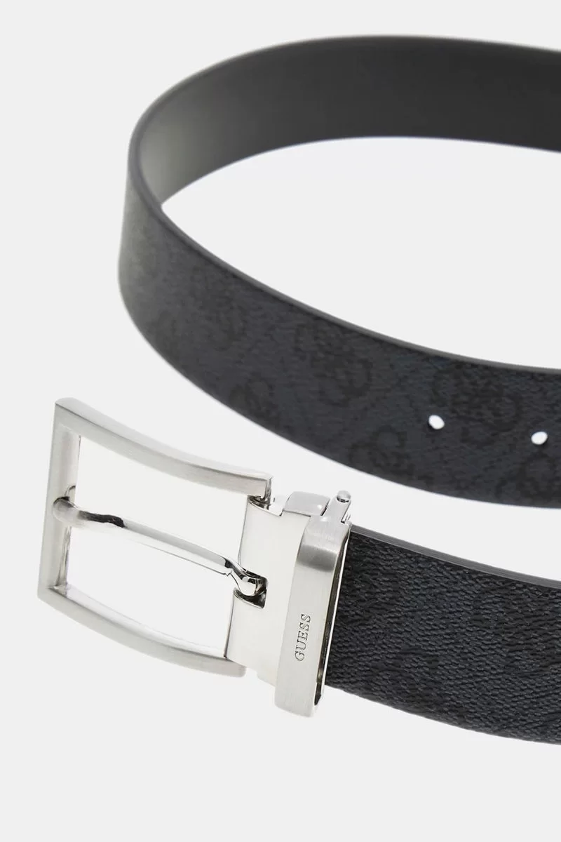 Guess BUCAREST REV & ADJ BT H35 Erkek Siyah Kemer BMBCLOP5135-BLA