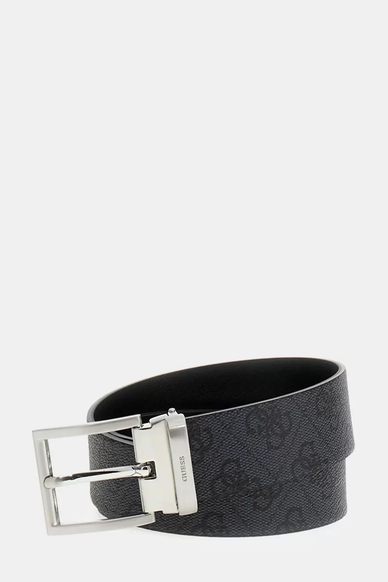 Guess BUCAREST REV & ADJ BT H35 Erkek Siyah Kemer BMBCLOP5135-BLA