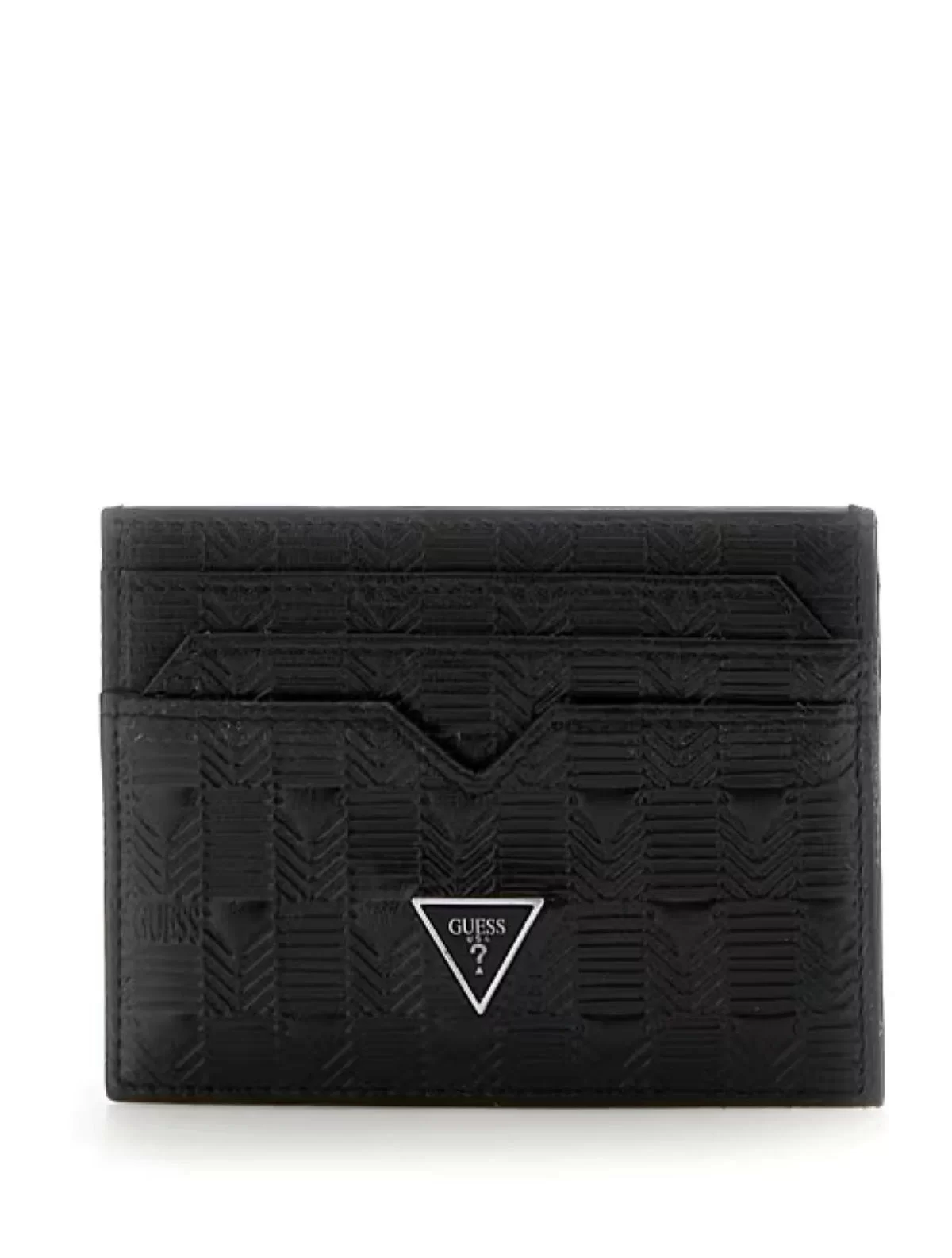 Guess Dublın Trıangle Card Case Erkek Siyah Kartlık SMDUGWLEA50-BLA