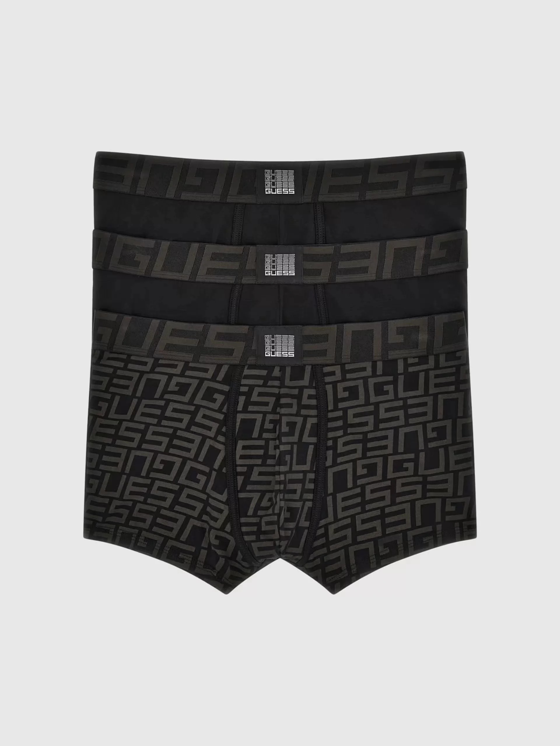 Guess IDOL BOXER TRUNK PACK Erkek Siyah Külot U4RG01K6YW0-P9MU