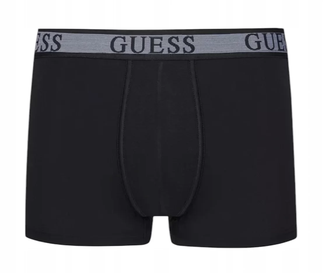 Guess JOE BOXER TRUNK 3 PACK Erkek Siyah Boxer U5GG03K6YW1-JBLK