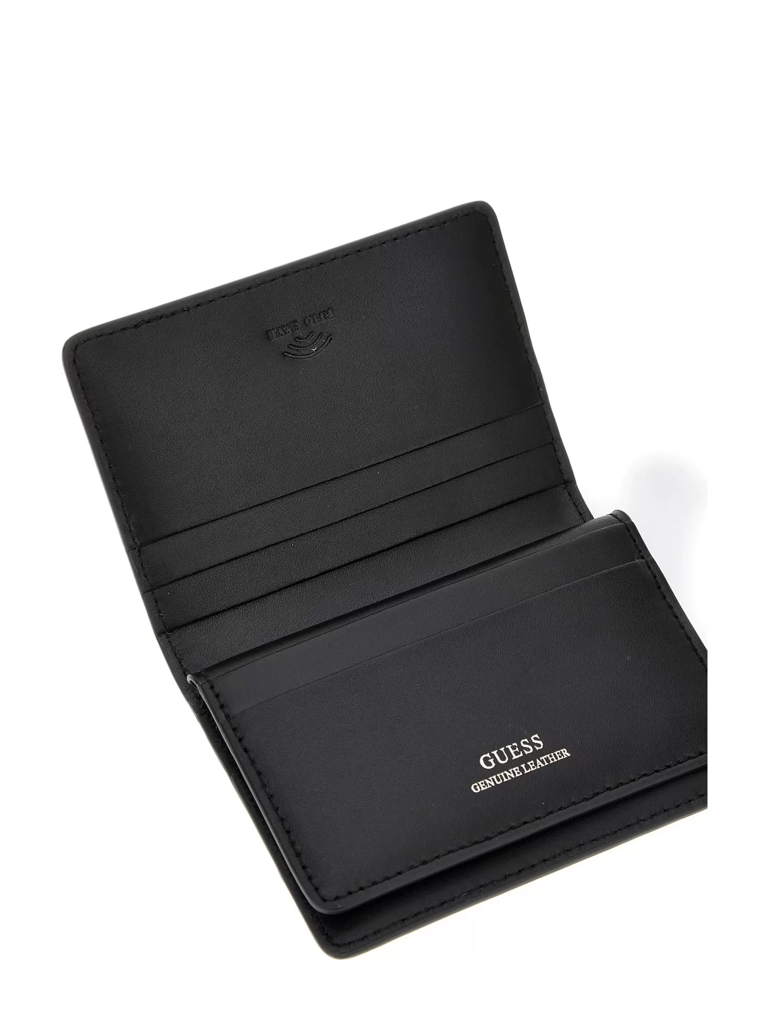 Guess Madrıd Flat Card Holder W Flap Erkek Siyah Cüzdan SMMALLLEA21-BLA