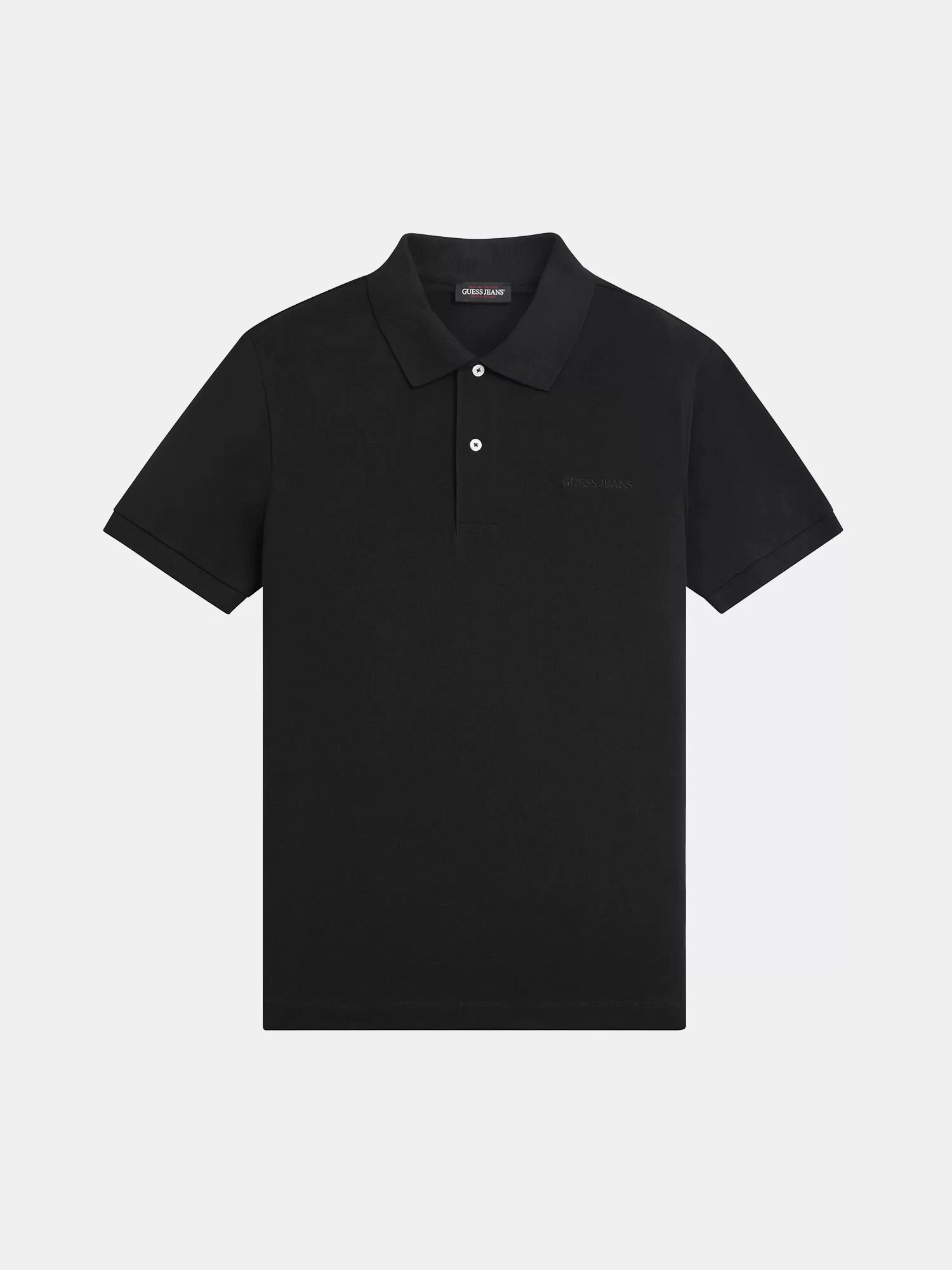 Guess Jeans GJ SS EMBRO LOGO POLO Erkek Siyah T-shirt M4BP29KCJV1-JBLK