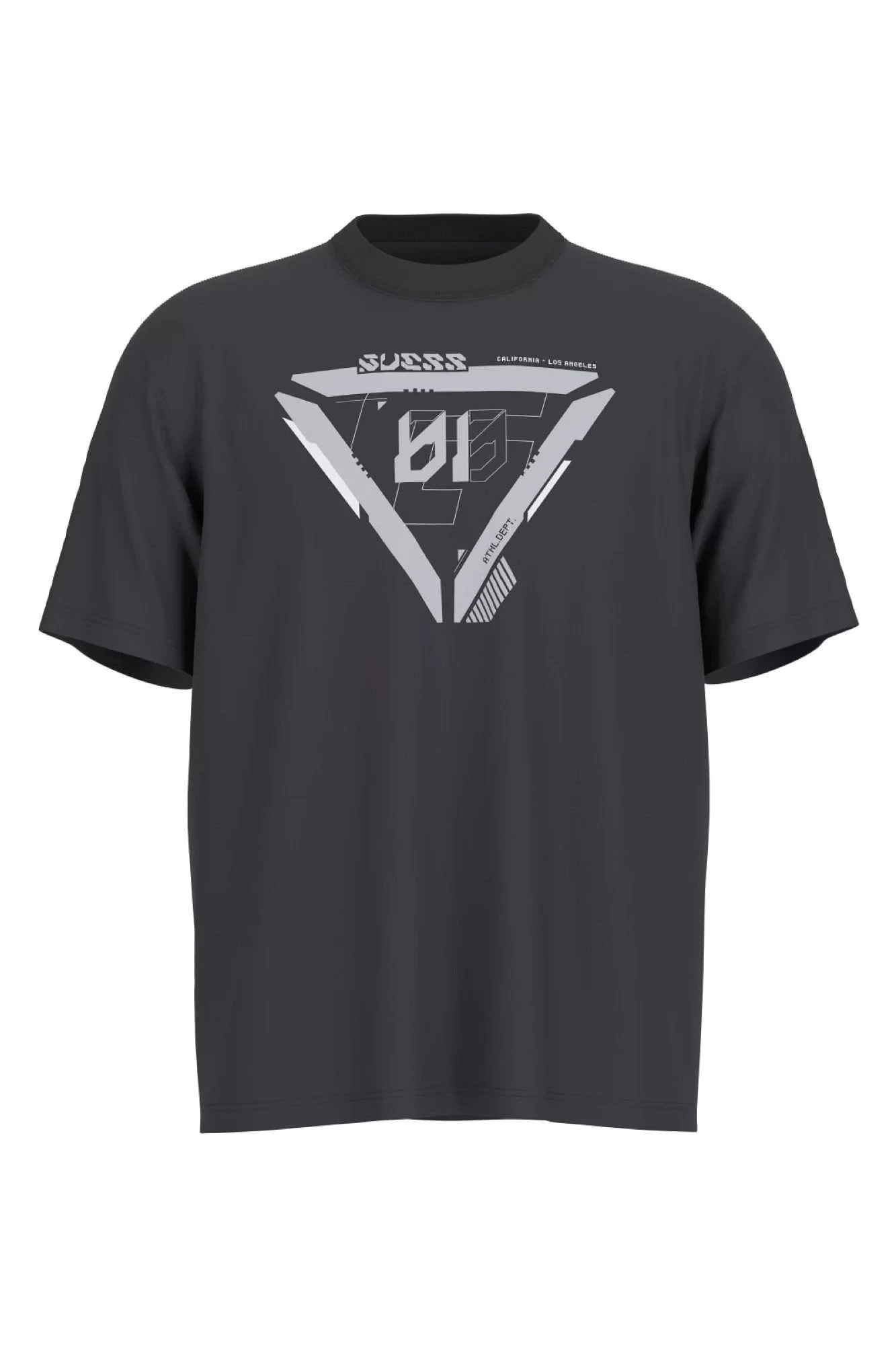 Guess Kandor Cn T-Shırt Erkek Siyah T-Shirt Z5RI13KCE21-JBLK