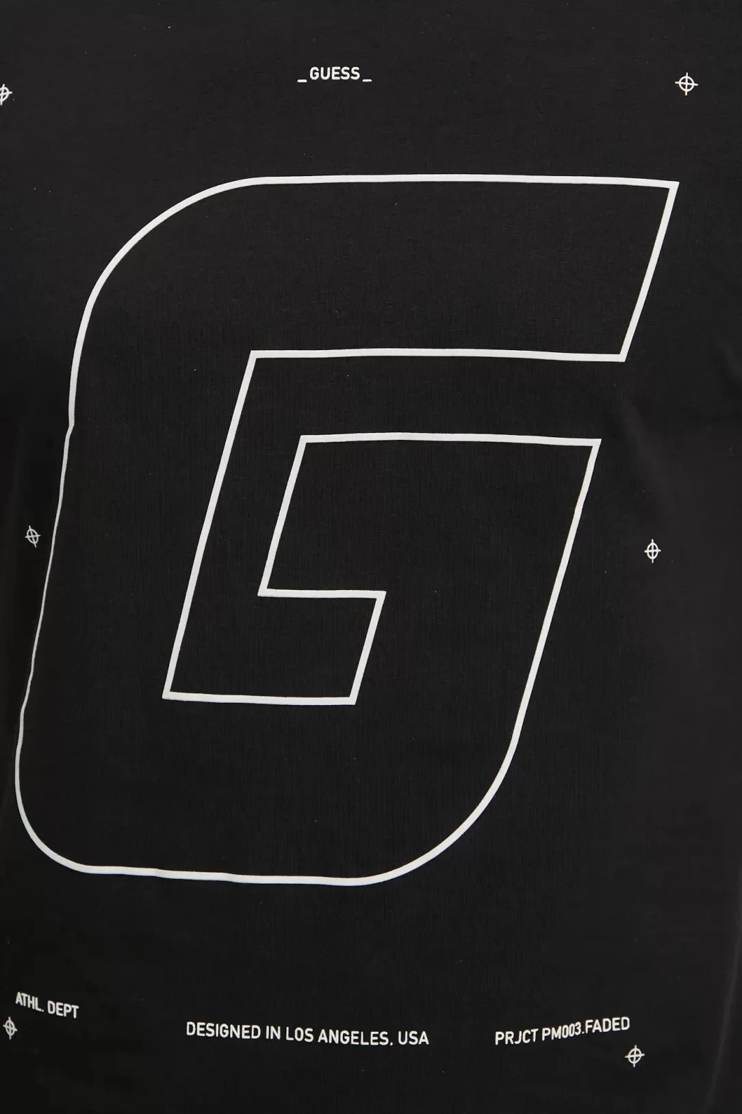 Guess Anser Ss Cn T-Shırt Erkek Siyah T-Shirt Z4BI07J1314-JBLK