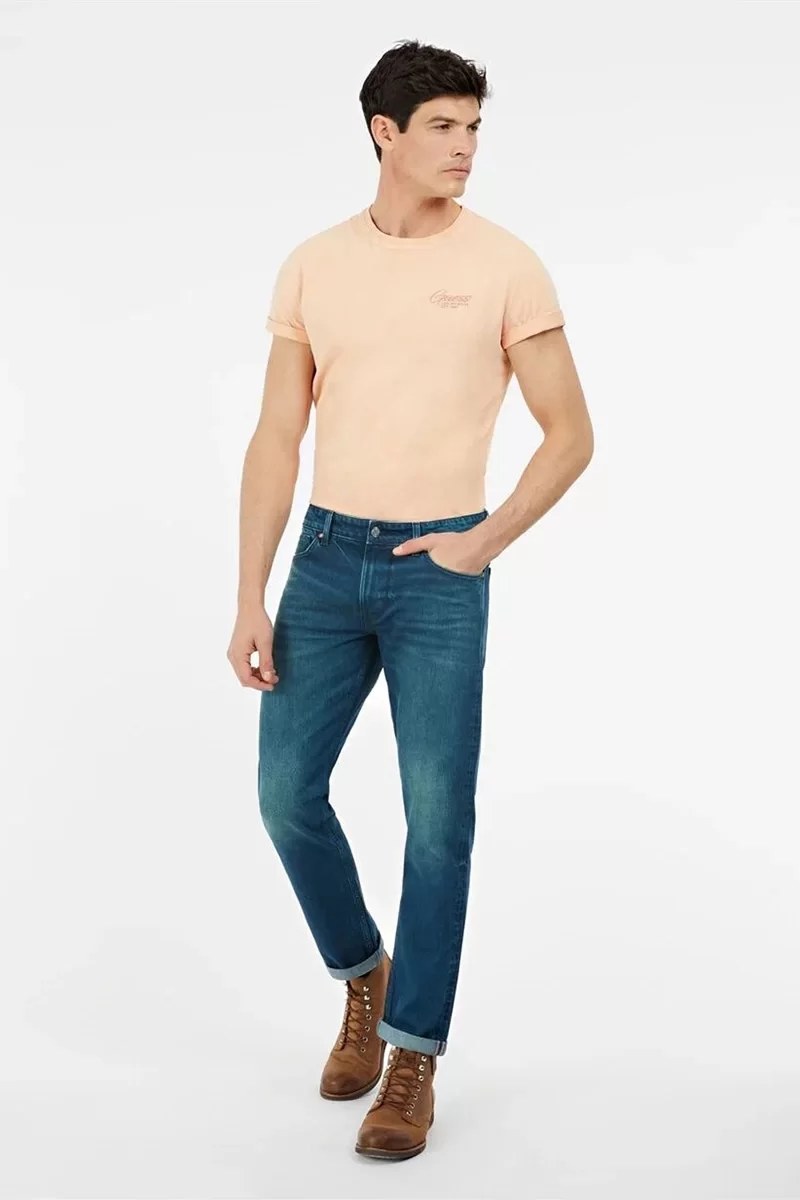 Guess SLIM TAPERED Erkek Mavi Jeans M4RAS2D4WQ4-TR1N