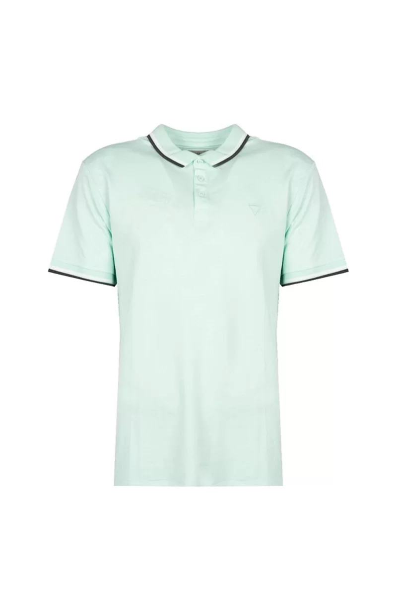 Guess SS SPORTS PIQUE TRNG Erkek Yeşil T-shirt M2GP34KARS0-G8CC