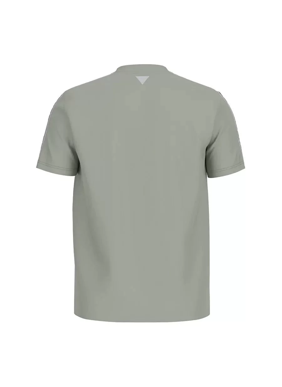 Guess Arlo Cn T-Shırt Erkek Yeşil T-Shirt Z4GI18J1314-G855