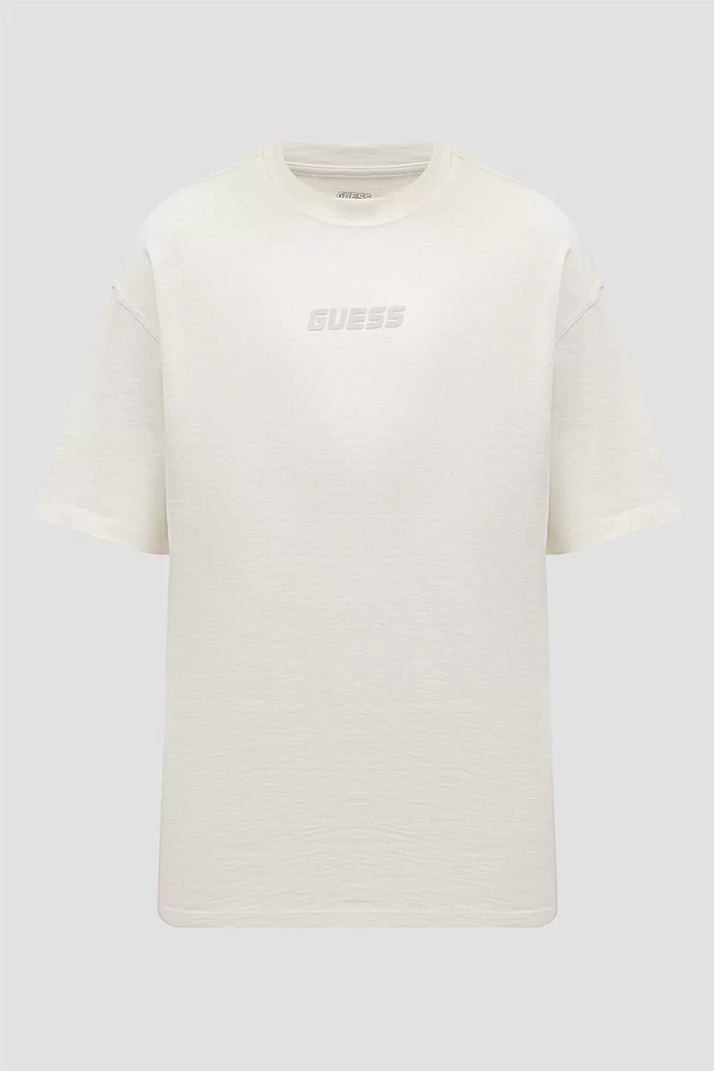 Guess DALIM CN T-SHIRT Erkek Beyaz T-shirt Z4BI00KCE21-G018