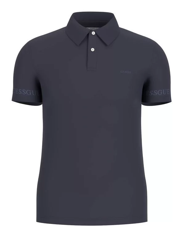 Guess NOLAN SS POLO Erkek Lacivert T-shirt M5RP66J1314-G7V2