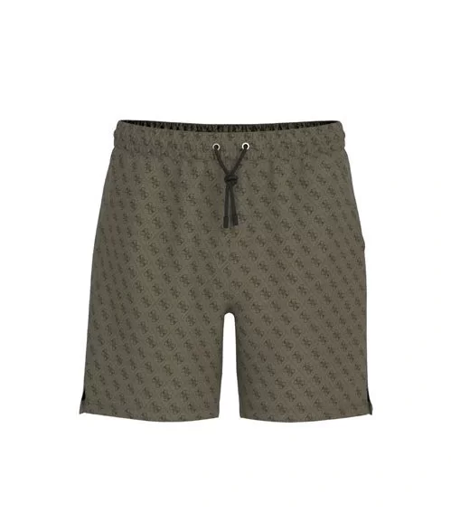 Guess SWIMTRUNK MEDIUM WILD PALMS Erkek Yeşil Mayo F5GT08WH3Z0-P8GP