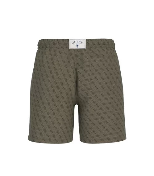 Guess SWIMTRUNK MEDIUM WILD PALMS Erkek Yeşil Mayo F5GT08WH3Z0-P8GP