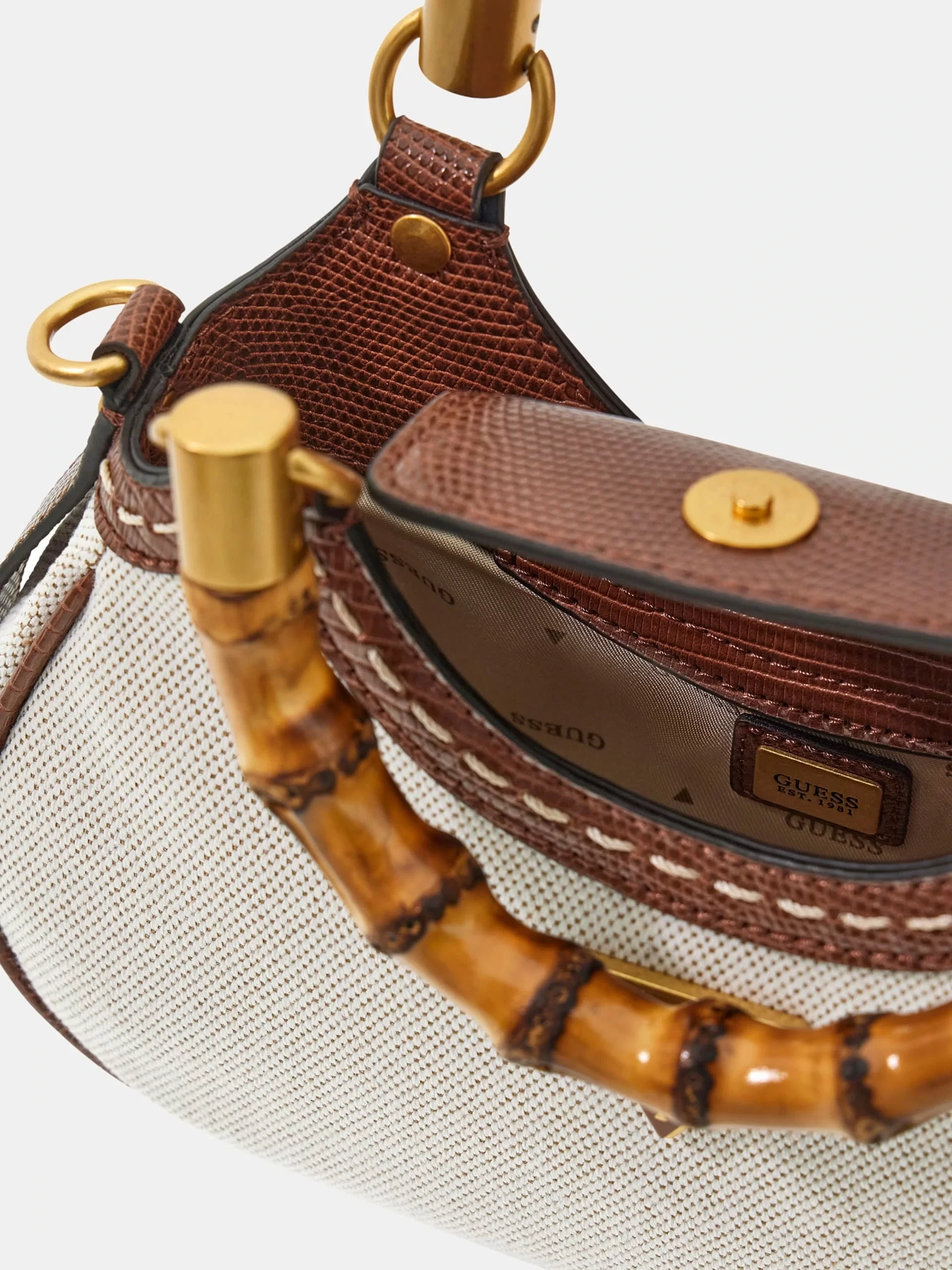 Guess Etel Kadın Kahverengi El Çantası HWWA9233760-COG