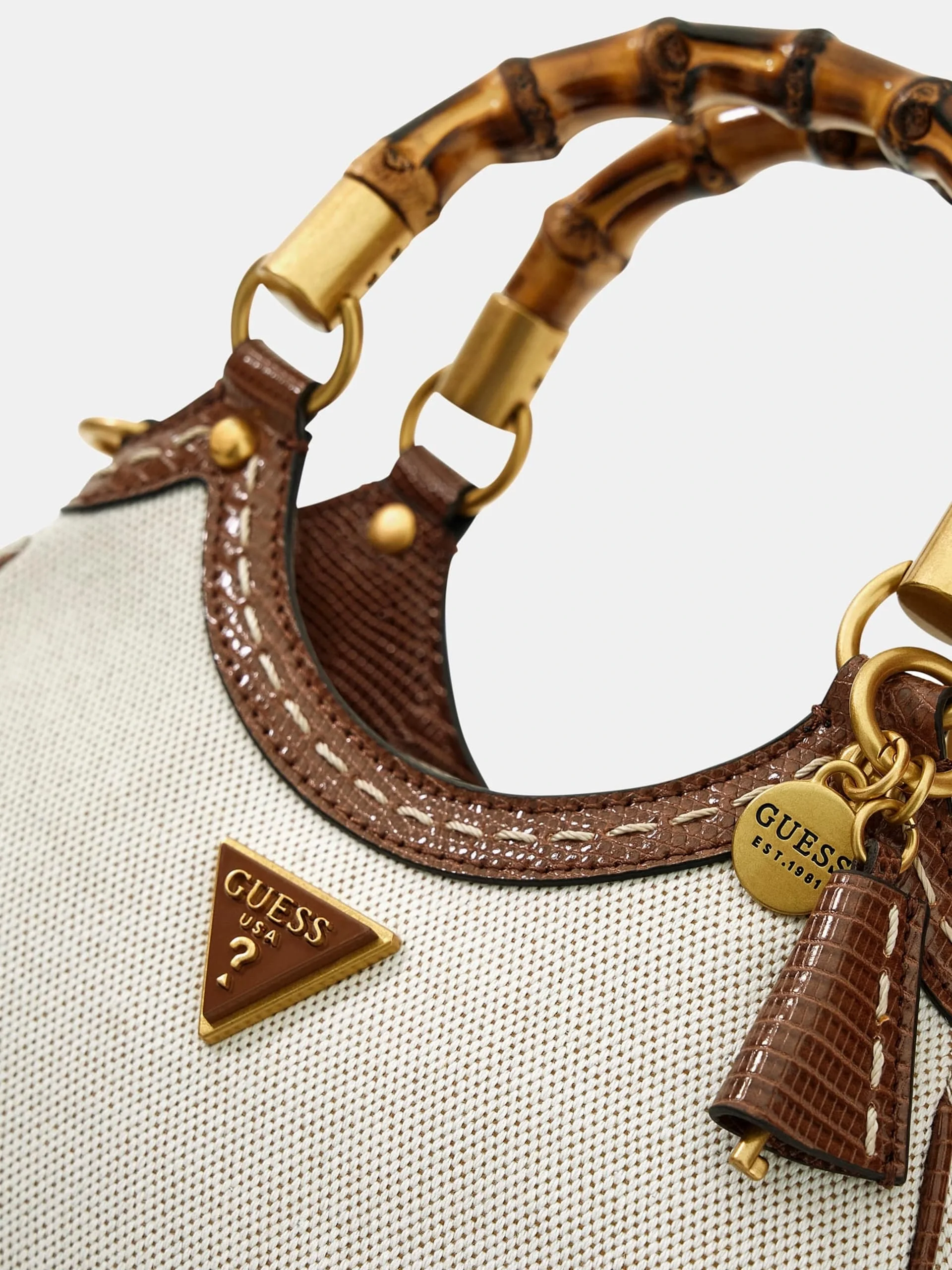 Guess Etel Kadın Kahverengi El Çantası HWWA9233760-COG