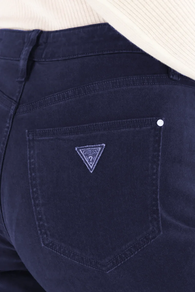 Guess Euphoria Kadın Mavi Modal Karışımlı Regular Fit Pantolon W5BA33WFQYB-G77G