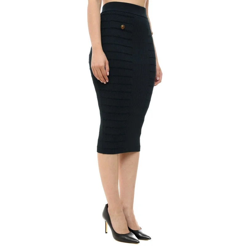 Guess Evangeline Kadın Çok Renkli Kalem Triko Etek W5YD66Z0130-A807