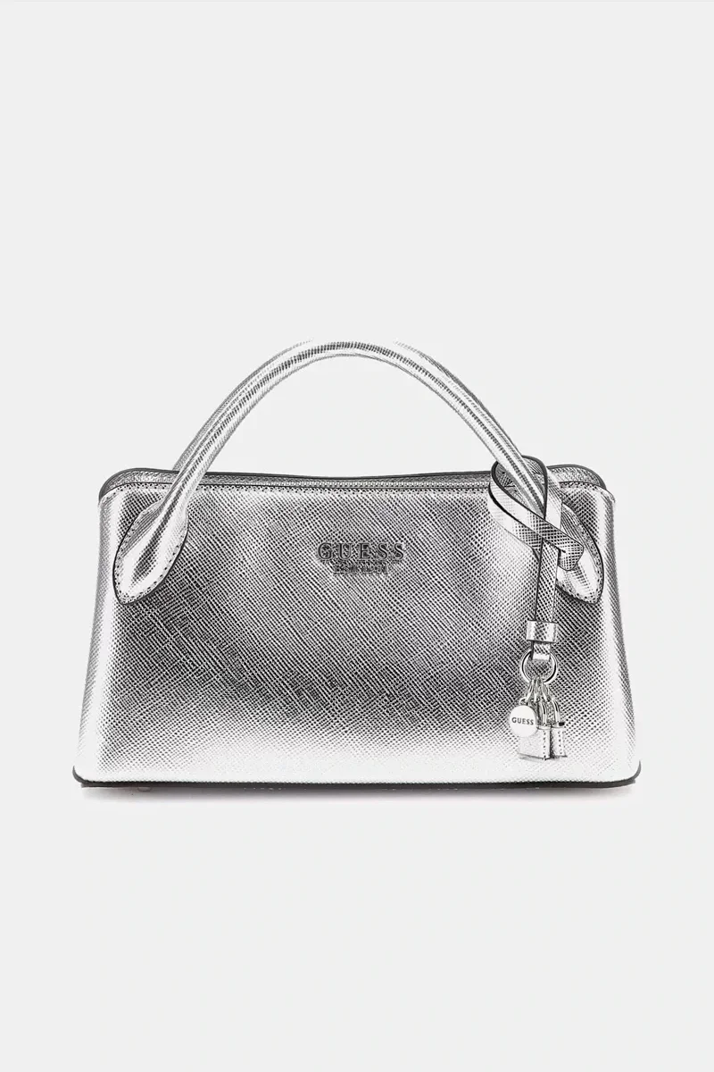 Guess FEDANA SML GIRLFRIEND SATCHEL Kadın Gri El Çantası HWZM9643050-SIL