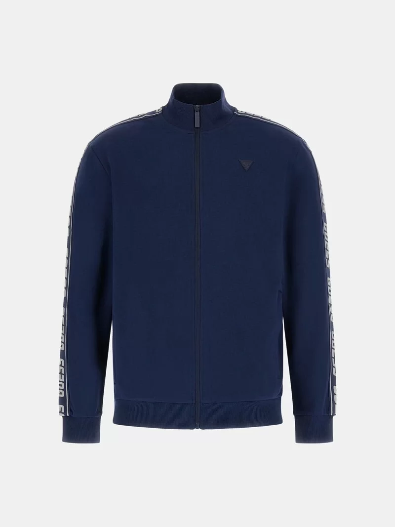 Guess FULL ZIP NEW ARLO SW Erkek Mavi Eşofman Üstü Z2YQ12K6ZS1-G7R1