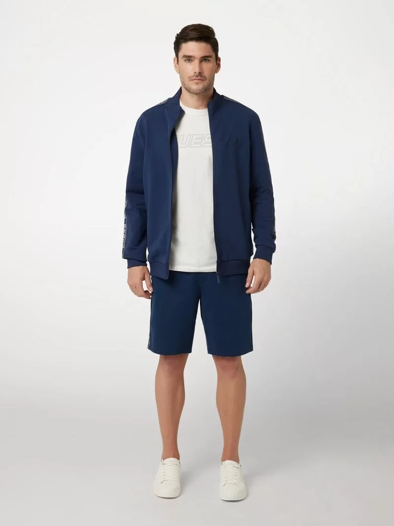 Guess FULL ZIP NEW ARLO SW Erkek Mavi Eşofman Üstü Z2YQ12K6ZS1-G7R1