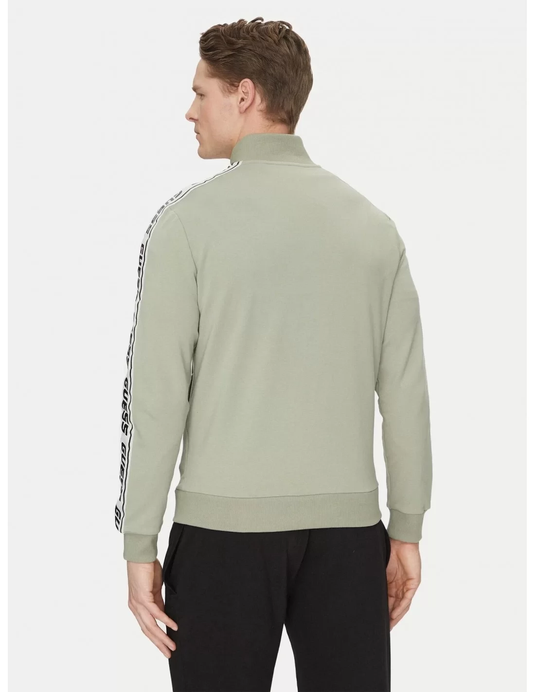 Guess FULL ZIP NEW ARLO SWEATSHIRT Erkek Gri Eşofman Üstü Z2YQ12K6ZS1-G855