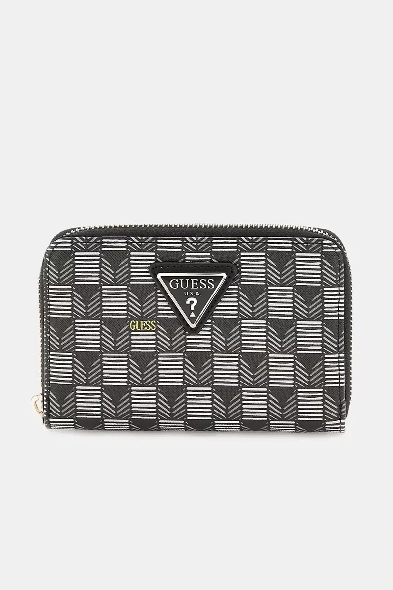 Guess G WAVE SLG MEDIUM ZI Kadın Siyah Cüzdan SWJT9344140-BLO