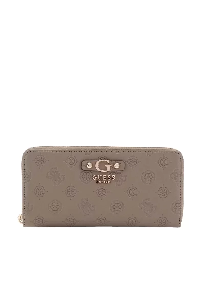 Guess GERTY SLG LARGE ZIP AROUND Kadın Kahverengi Cüzdan SWPD9529146-DRT