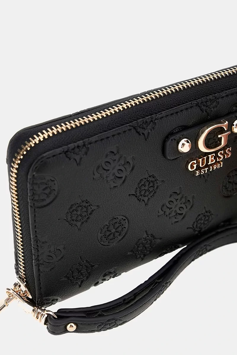 Guess GERTY SLG LARGE ZIP AROUND Kadın Siyah Cüzdan SWPD9529146-BLA