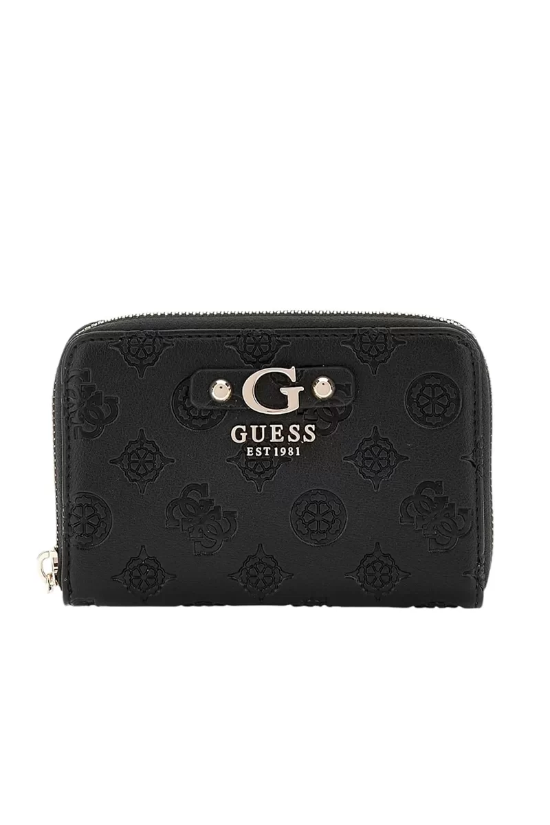 Guess GERTY SLG MEDIUM ZIP AROUND Kadın Siyah Cüzdan SWPD9529140-BLA