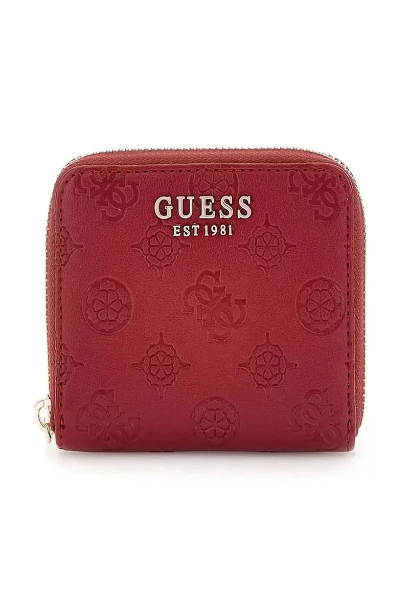 Guess GERTY SLG SMALL ZIP AROUND Kadın Bordo Cüzdan SWPD9529137-CLA