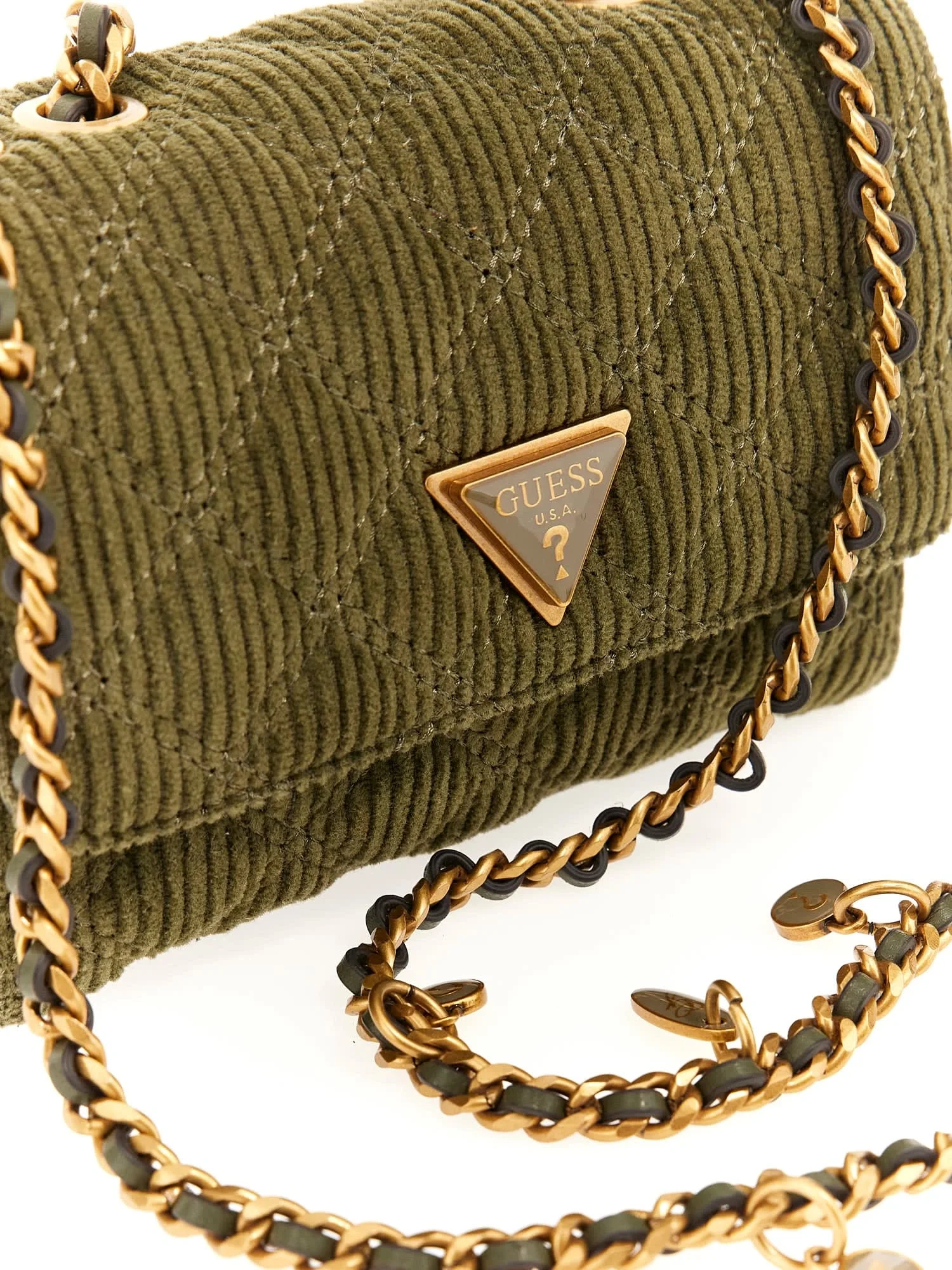 Guess Giully Kadın Yeşil Omuz Çantası HWCG9673740-OLV